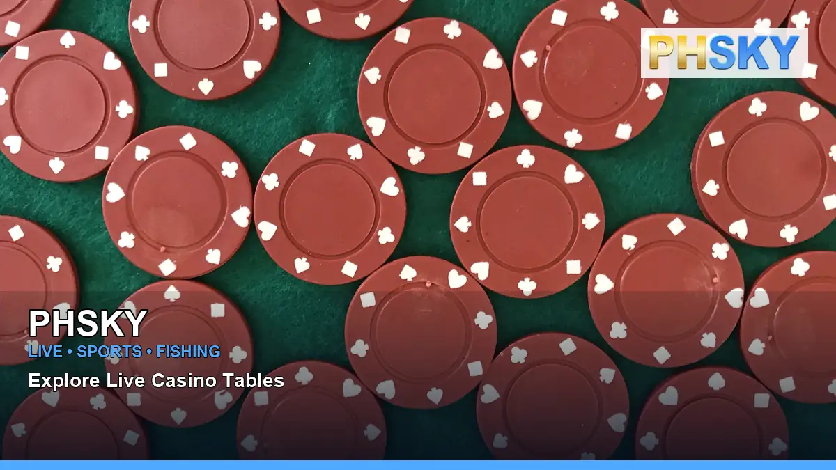 PHSKY live casino tables for Philippine players