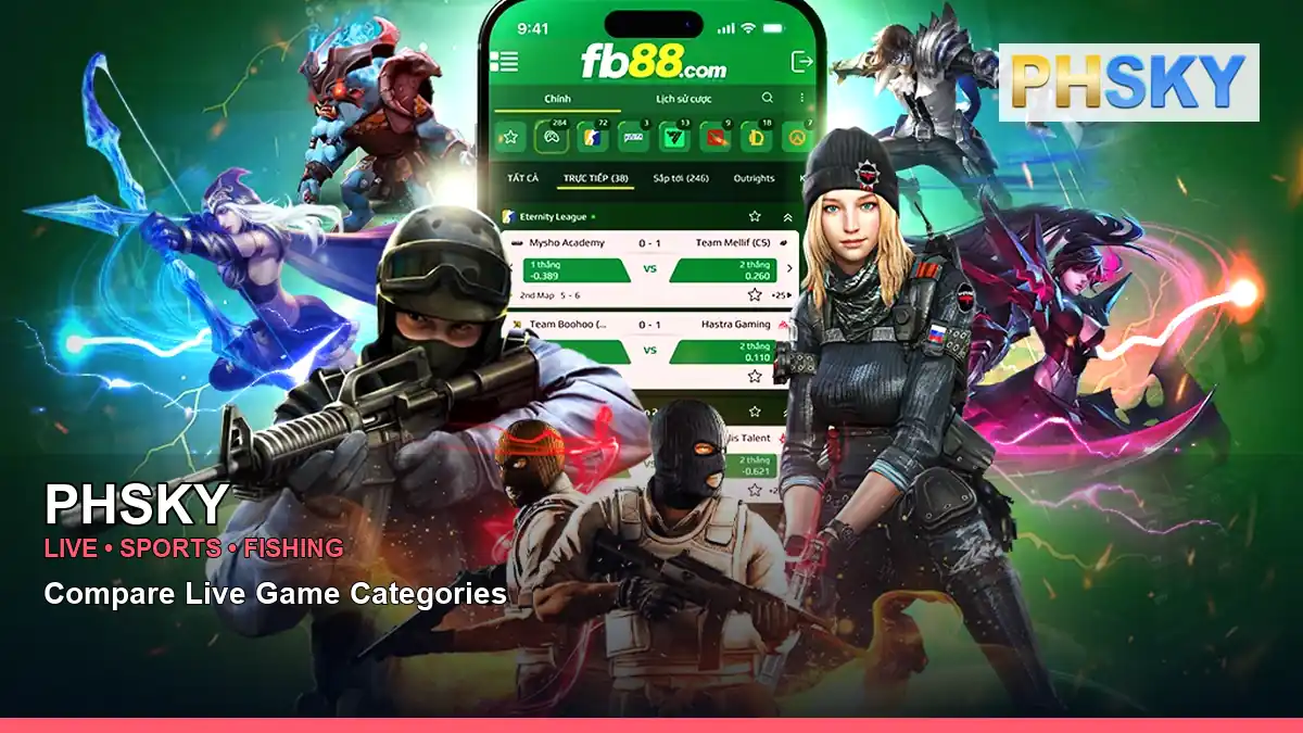 PHSKY sports betting and arcade games for Philippine players